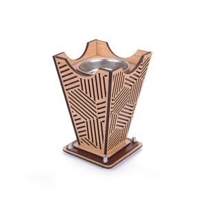 ที่วางธูปไม้ขัดเงาด้วยมือ พร้อมลวดลายสวยงาม สำหรับวัดและการฝึกโยคะ - Product Image 6