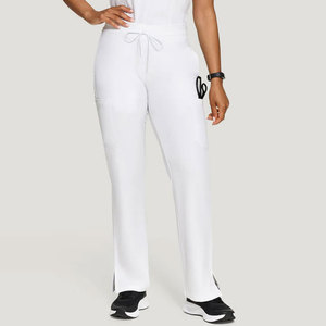 New Design Wholesale Hot Selling Breathable Oxford Fabric Elastic Waist Multi Pockets Comfortable Nursing Wear Set Women's <b>Scrub</b> - Product Image 5