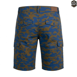 Pantalones Cortos Cargo de Camuflaje Personalizados para Hombre, Pantalones Cortos Tácticos Resistentes, Pantalones Cortos Cargo Multibolsillos para Exteriores - Product Image 6