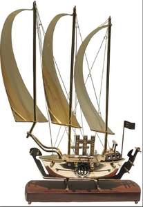 Maqueta de Barco Titanic de Latón de 10 Pulgadas con Base de Madera, Decoración Ecológica para Mesa, Hogar y Regalo - Product Image 6