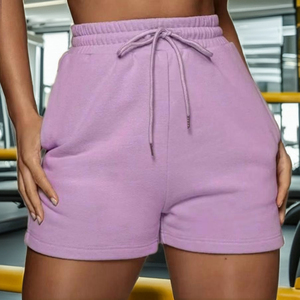 Shorts Casuales de Cintura Alta para Mujer, Elegantes, Deportivos, para Correr, Multicolores, Transpirables, de Secado Rápido, 100% Poliéster, Gran Venta - Product Image 1