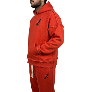 Survêtement d'entraînement sportif d'été uni grande taille pour hommes, qualité professionnelle, avec logo personnalisé, vente en gros - Product Image 3