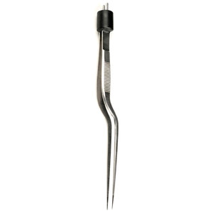 Pince bipolaire non isolée à baïonnette 16,5 cm avec pointes de 0,5 mm, 1,0 mm et 2,0 mm, instrument chirurgical électrique en acier inoxydable - Product Image 5
