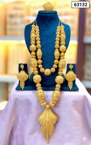 2024 Best Buy Ready 24K chapado en oro Estilo Vintage conjunto de joyería de moda fabricante indio inspirado Comoras Mayotte-cobre rápido - Product Image 6