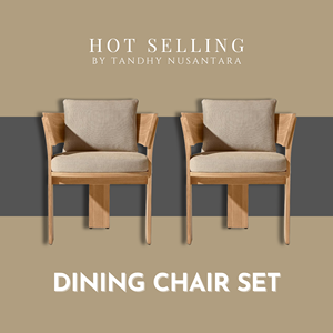 Silla de comedor escandinava de material ecológico de alta calidad para muebles de exterior e interior, hecha en Indonesia. - Product Image 5