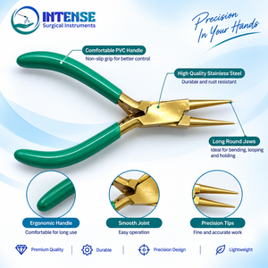 Alicates Profesionales de Punta Redonda para Joyería, Herramienta de Precisión para Doblar Alambre, Hacer Lazos y Abalorios, con Agarre Cómodo - Product Image 2