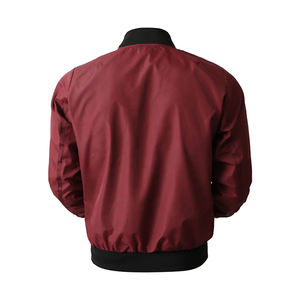 Chaqueta de Invierno para Hombre, Diseño Simple, Color Sólido, Venta al Por Mayor, Chaqueta Bomber - Product Image 3