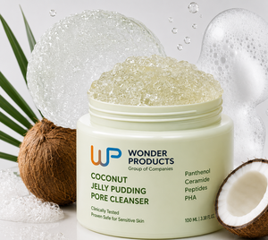 OEM/ODM Coconut <b>Jelly</b> Pudding Cleanser Deep Pore Cleansing Hydrating & Gentle Exfoliation with <b>Jelly</b>-to-Foam Texture Private Lab - Product Image 1