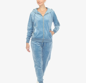 Ensemble de survêtement unisexe décontracté en velours polyester/coton avec logo personnalisé, coupe ample, cordon de serrage, respirant et écologique pour homme - Product Image 4