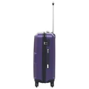 Ensemble de valises rigides en ABS violet, collection de bagages 3 pièces - Product Image 5