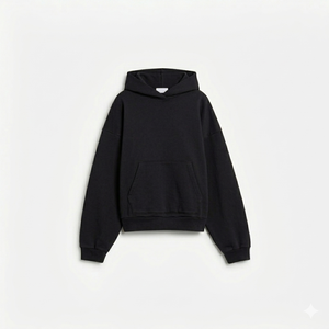 Sweat-shirt à capuche oversize pour femme, en molleton chaud, style streetwear décontracté, coupe ample, pour l'hiver. - Product Image 3