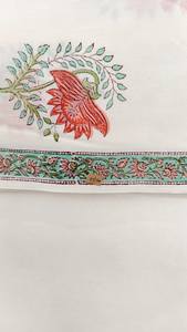 Tissu respirant 100 % coton imprimé à la main, motif floral léger, pour la couture de vêtements pour filles, vendu au mètre, prix de gros - Meilleures ventes - Product Image 3