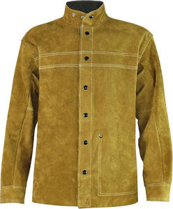 Veste de soudeur en cuir de vachette de haute qualité pour hommes et femmes, personnalisable - Product Image 1