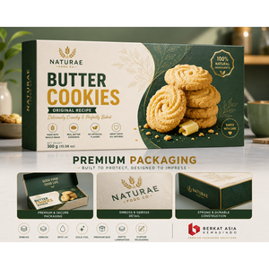 Custom Butter <b>Cookies</b> Premium <b>Box</b> Food Packaging OEM MOQ 1000pcs - Product Image 1