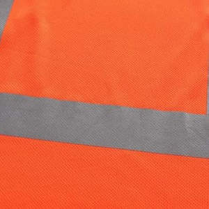 Camiseta de Seguridad Reflectante de Alta Visibilidad con Logotipo Personalizado para Hombre, ANSI Clase 1, Impermeable, Manga Corta, Tela de Algodón/Poliéster/Seda - Product Image 5