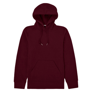 Sweat à capuche personnalisable pour homme 100 % coton épais, style polaire hiver, brodé, thermique, teint uni - Product Image 2