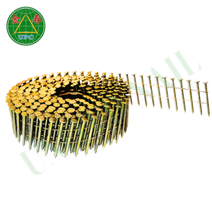 Fabricant de 14000 pièces de clous en fil d'acier OEM de 15-16 degrés, à anneau/lisses/à tige vissée, de 1-1/4 pouces, en bobine pour palettes, en boîte en bois - Product Image 2