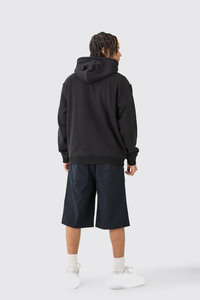 Sweat à capuche pour homme de haute qualité, 100% coton, imprimé, nouveau design, thermique, streetwear d'hiver, 430 g/m², poids lourd, graphisme personnalisé, fermeture éclair - Product Image 3