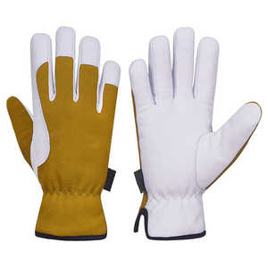 Guantes de Trabajo de Cuero de Cabra de Alta Calidad Personalizables, Precio al por Mayor, para Uso Diario en Exteriores, Guantes Suaves para Conducir - Product Image 1