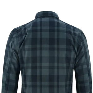 Chemise en flanelle pour moto pour homme, gris foncé, noir, à carreaux, doublée en aramide, respirante, protectrice, OEM - Product Image 6
