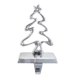 Christmas Stocking Holder <b>for</b> <b>Mantel</b> Heavy Duty Metal Boot Tree <b>Fireplace</b> Hanger Wholesale Holiday Decor Hook Factory Price - Product Image 2