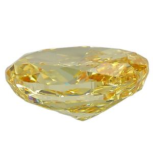 Diamants de laboratoire certifiés IGI, diamant ovale jaune vif fantaisie de laboratoire pour la fabrication de bijoux, pour bague de fiançailles - Product Image 4