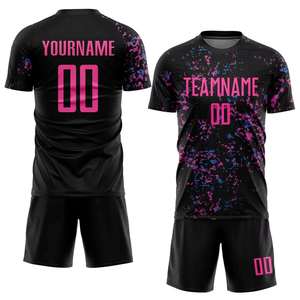 Vente en gros d'uniformes de football personnalisés, fabricant OEM, fournisseur, ensemble de maillots de football, vêtements de sport d'équipe, tissu polyester 120 à 170 GSM - Product Image 6