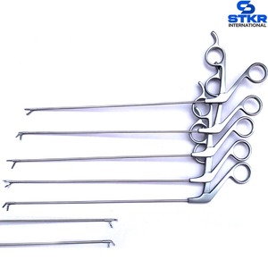 Juego de 10 piezas de microfórceps laringeos, tijeras ORL, pinzas de agarre, copas de biopsia, etc. - Product Image 5