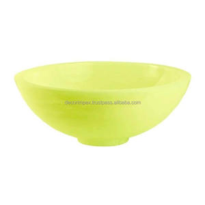 Ensaladera de resina hecha a mano con textura de mármol Aqua Swirl decoración del hogar Bowl utilizado en el hogar Hotel restaurante y bar - Product Image 6