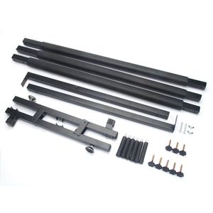 Supporto per Chitarre Pieghevole in Tre Parti in Metallo Nero Flessibile e Multiplo - Product Image 2