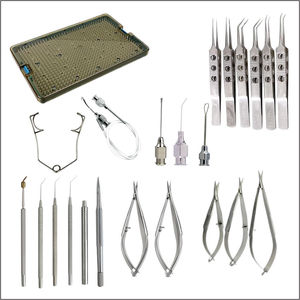 Juego de Instrumentos Quirúrgicos Oftálmicos para Cataratas con Certificación CE ISO, Equipo Médico Quirúrgico Reutilizable - Product Image 2