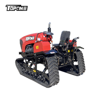 Topone TT100 Fabrik Bestpreis 100PS Raupenlader Traktor mit Gummiketten Motor Lager Pumpe & Getriebe - Hohe Effizienz