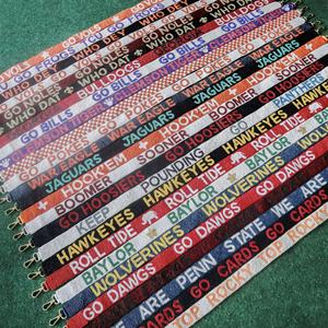 Ceintures perlées artisanales ARE PENN de haute qualité Iqra Creation pour sacs de jour de match avec Red Raiders et sangle décorative - Product Image 1