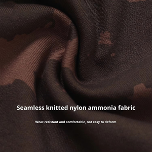 Conjunto de yoga personalizado para mujer, con estampado abstracto tie-dye, conjunto de yoga sin costuras con efecto levanta glúteos, conjunto de yoga con estampado abstracto tie-dye. - Product Image 4