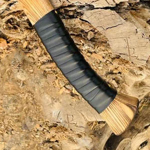 Viking Axe Nordic Bearded Style Industrial Grade Carbon Steel Blade <b>Carved</b> <b>Wooden</b> Decorative <b>Tool</b> High Quality Home Cabin Gift - Product Image 5