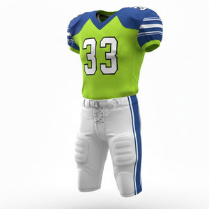 Ensemble d'uniformes de football américain pour hommes, maillot léger et respirant avec pantalon résistant pour les matchs, les entraînements et les séances de sport. - Product Image 6