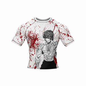 Custom Logo Printing Breathable Quick Dry Eco-Friendly Rash Guards Latest Design Men's Sports Wear Solid Color <b>Long</b> <b>Sleeves</b> - Product Image 6