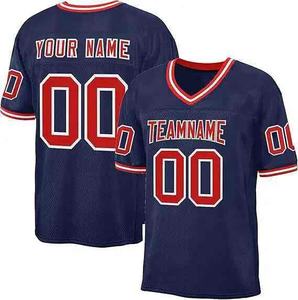 Nouveau design 100% polyester Maillot de football américain personnalisé respirant Impression de haute qualité Maillot de football américain - Product Image 6