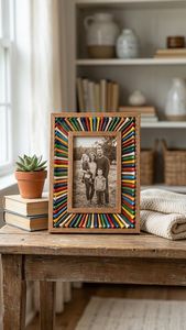 Premium Handmade Epoxy Resin River <b>Wood</b> Photo <b>Frame</b> Custom Solid <b>Wood</b> <b>Picture</b> <b>Frame</b> for Home Decoration Wedding Gift OEM ODM - Product Image 4