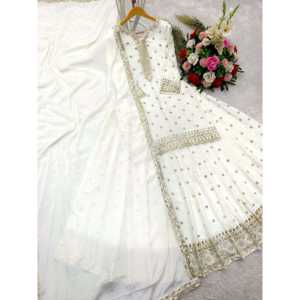 Women's Beautiful Top-<b>Lehenga</b> and Dupatta Set with Embroidery Sequence Work - Product Image 2