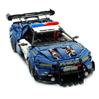 GULY-10635 MOC Blocs de construction en plastique, modèle de voiture de sport, 3654 pièces, alimenté par batterie, jouet d'assemblage DIY, pour les âges de 15 à 35 ans