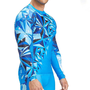 Camiseta de Compresión de Manga Corta con Cuello Redondo y Estampado por Sublimación para Hombre, Personalizada para Gimnasio, Fitness, MMA, BJJ - Product Image 6