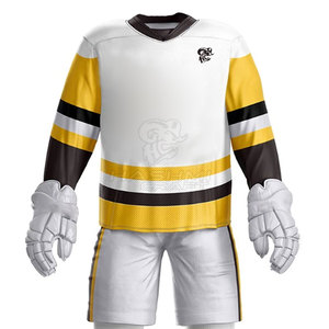 Nouvelle arrivée : uniforme de hockey sur glace léger et respirant, matériaux en polyester durables pour les sports d'équipe - Product Image 5