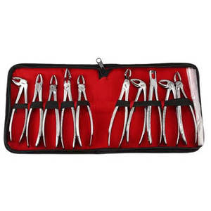 CE Certified 10 PCS Manual Dental Extraction Forceps <b>Pliers</b> Kit Stainless Steel Orthodontic Surgical Tools By Endochoice Medical - Product Image 3