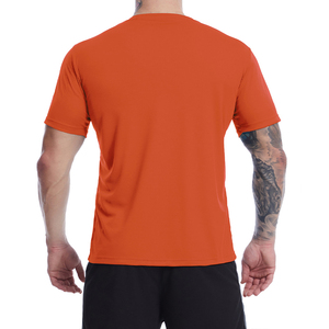 OEM Wholesale <b>100</b>% <b>Polyester</b> Men's Loose Breathable Quick Dry T-<b>shirt</b> Outdoor Running Slim Fit Tee <b>Shirt</b> Muscle Fitness T-<b>shirts</b> - Product Image 5