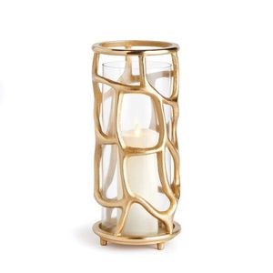 Premium Crafted Metal And Glass <b>Hurricane</b> Candle Holder Elegant Decorative <b>Lantern</b> For Wholesale Export Home Decor Collection - Product Image 3