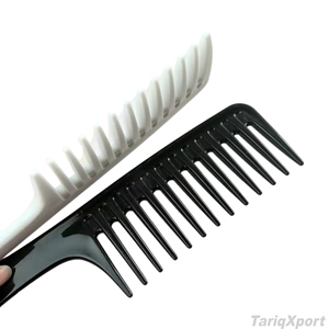 Peine Profesional de Alta Calidad, Clásico y Duradero, con Dientes Anchos y Planos, Mango Grueso, para Cabello Rizado y con Volumen - Product Image 2