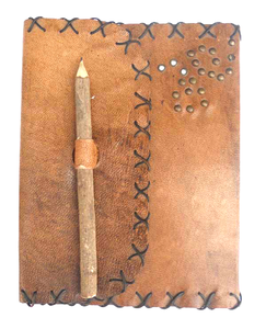 Journal Leather Travelers Notebook Custom Printing Hard Cover Journals A4 A5 <b>A6</b> White School Notebooks Journal - Product Image 1
