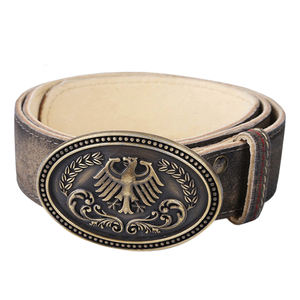 Ceinture en cuir pour Lederhosen, ceinture en cuir pour Lederhose, ceinture en cuir authentique bavaroise pour Oktoberfest. - Product Image 5