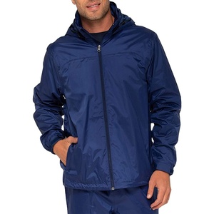 Chaqueta Cortavientos Personalizada con Cremallera Completa para Hombre, Deportiva, con Capucha, Nueva, Impermeable, para Exteriores, 2026 - Product Image 1